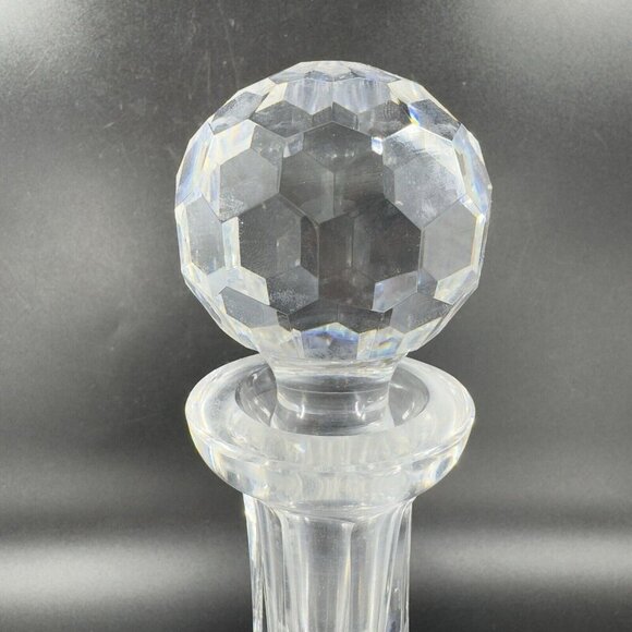 Waterford Clear Crystal Glass Liquor Decanter Stopper Container Heavy Elegant - Picture 12 of 15